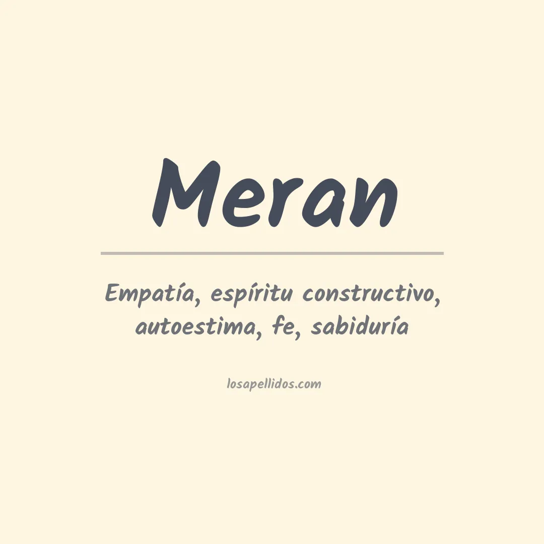Apellido Meran