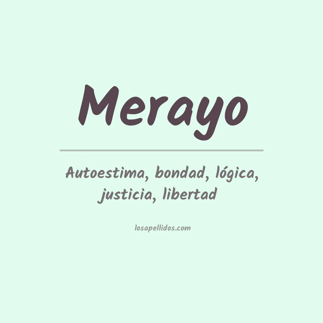 Apellido Merayo