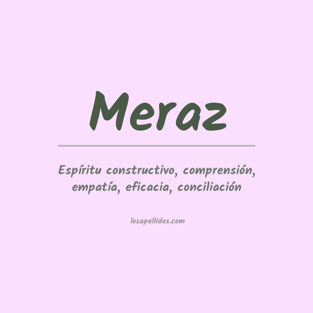 Apellido Meraz