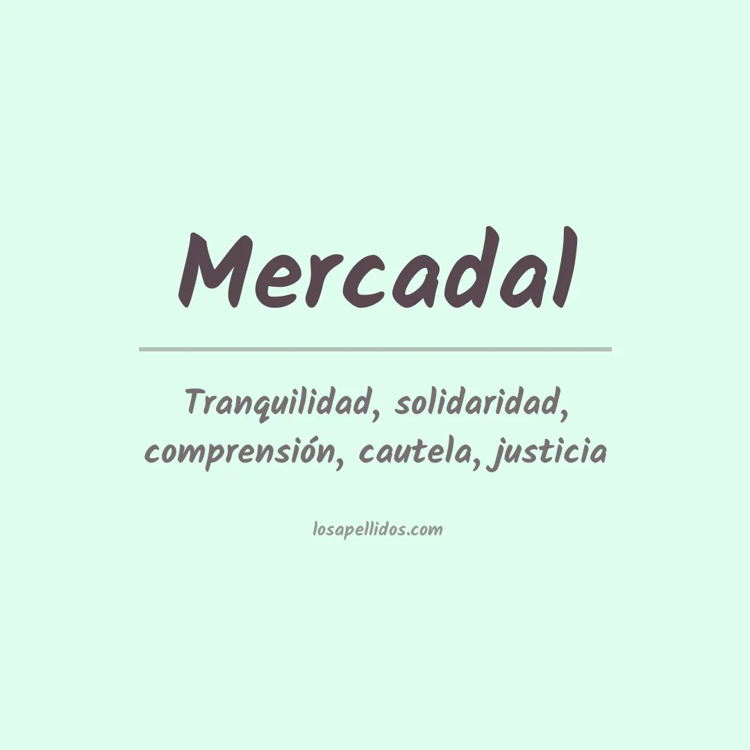 Apellido Mercadal