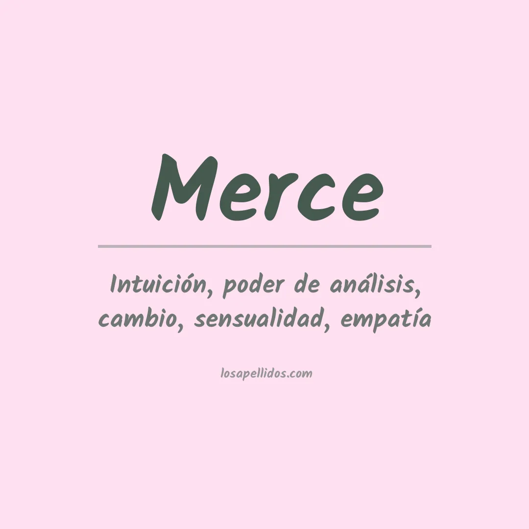 Apellido Merce