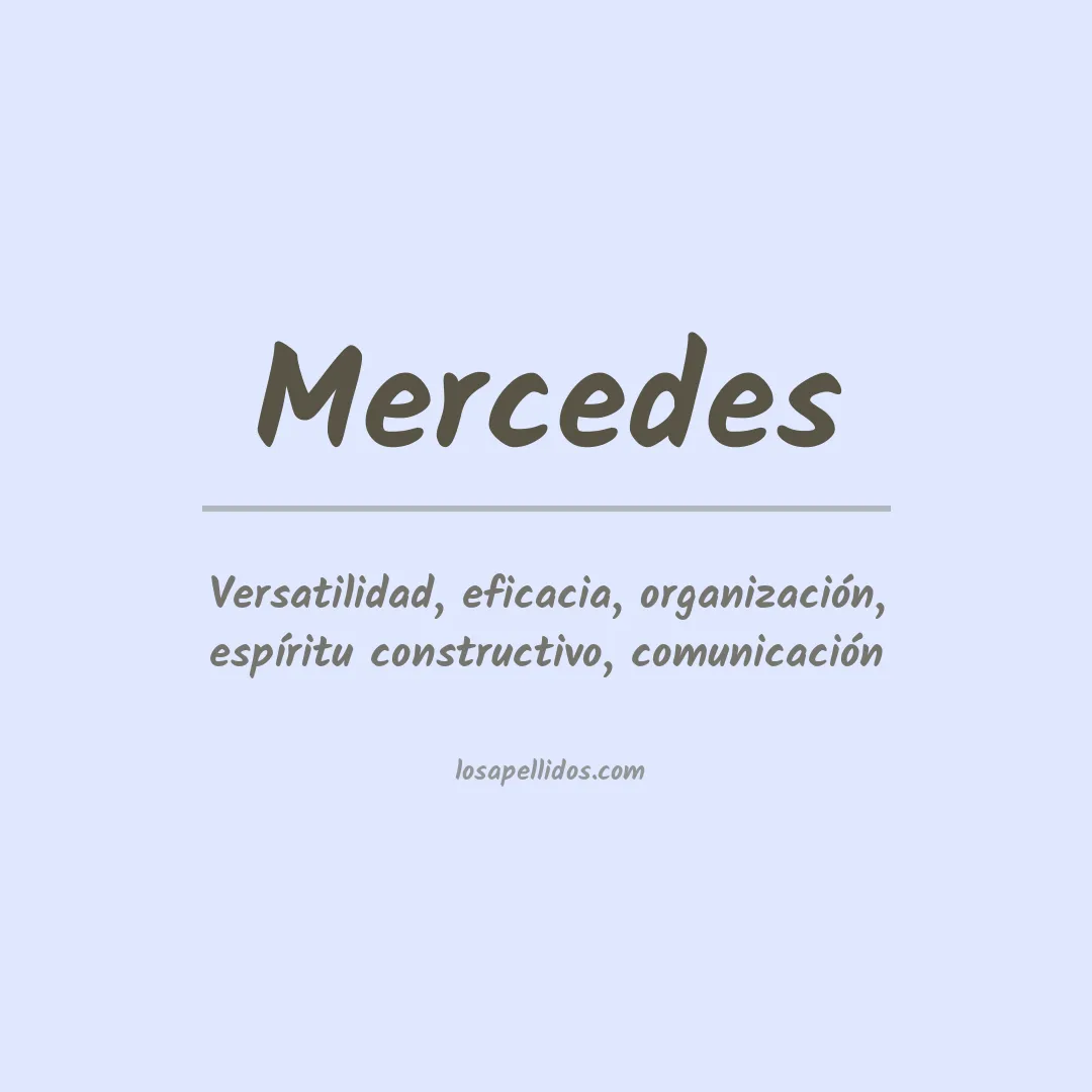 Apellido Mercedes