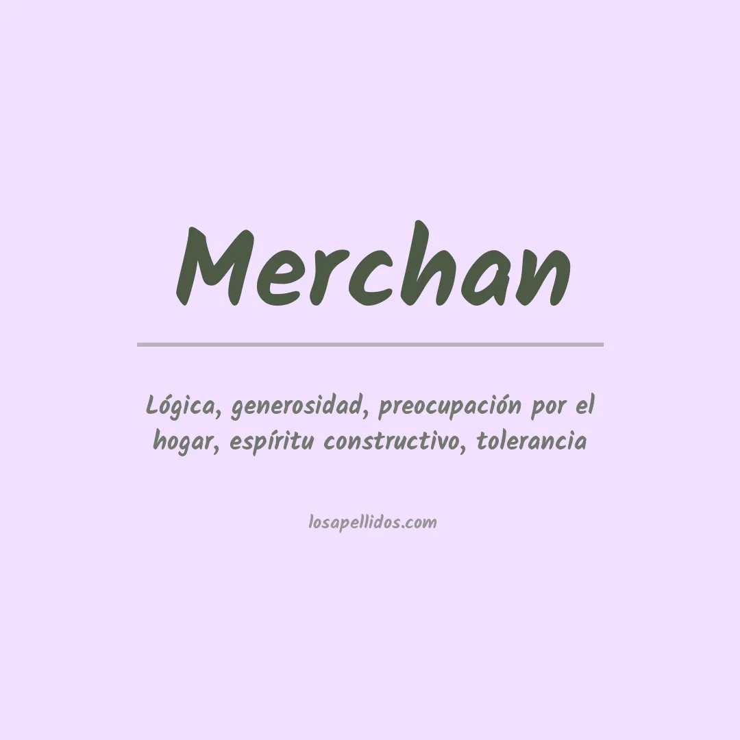 Apellido Merchán
