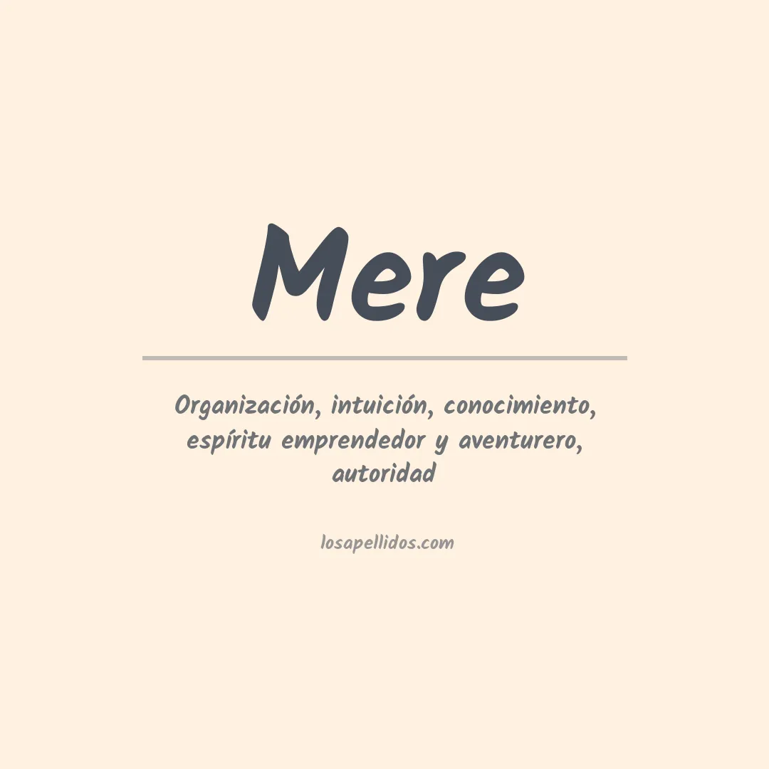 Apellido Mere