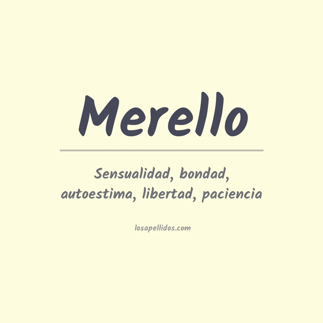Apellido Merello