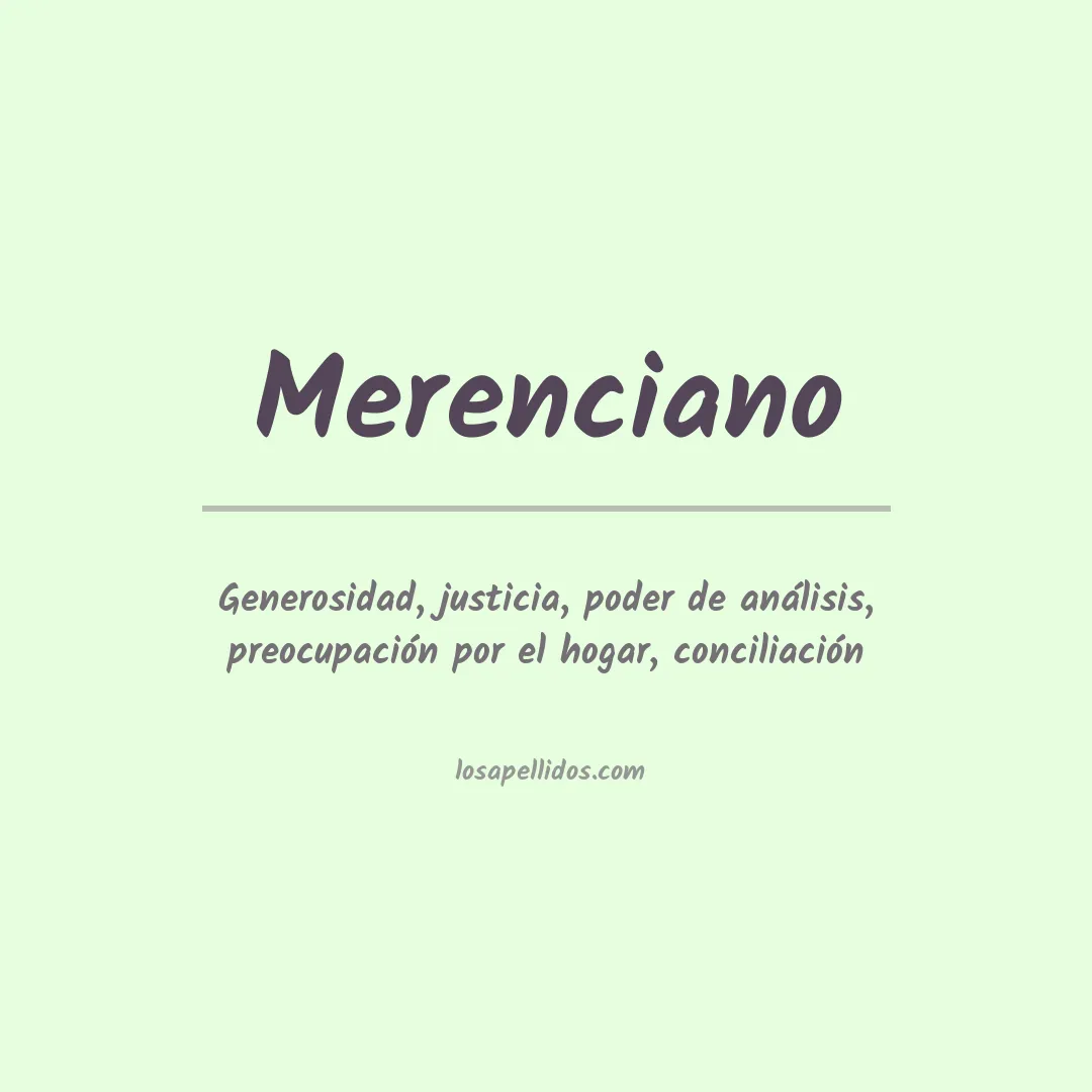 Apellido Merenciano