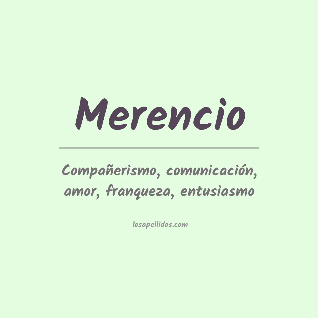 Apellido Merencio