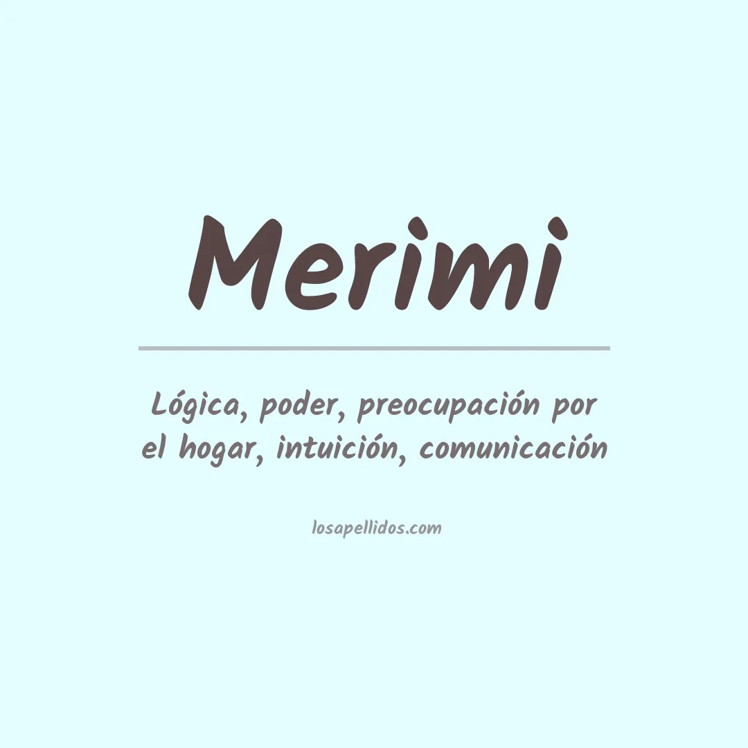 Apellido Merimi