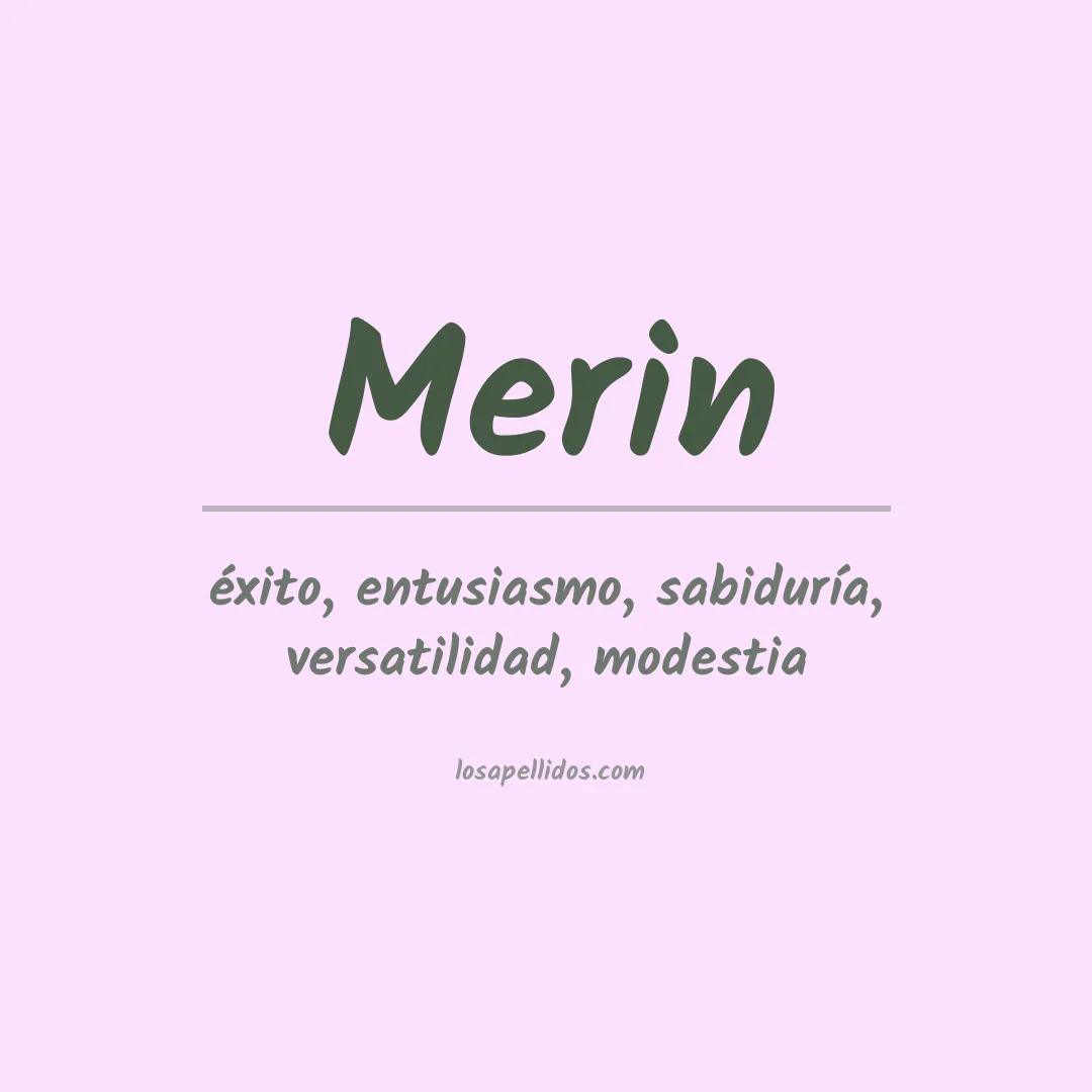 Apellido Merin