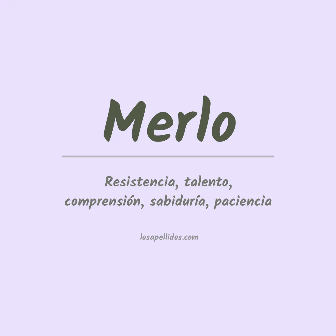 Apellido Merlo