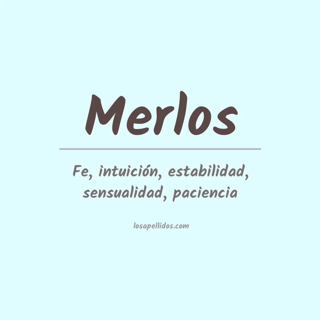Apellido Merlos