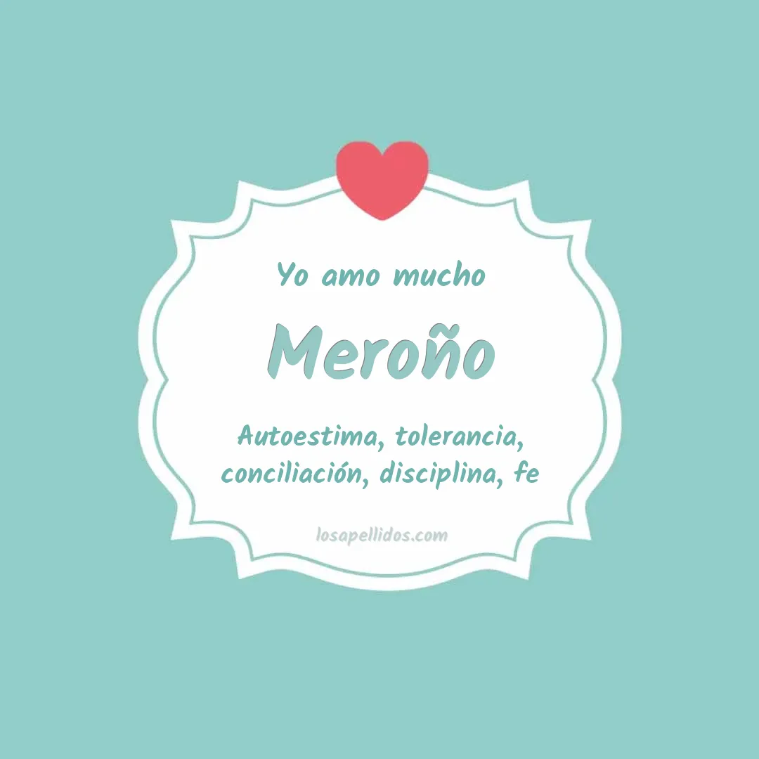 Yo amo mucho Meroño