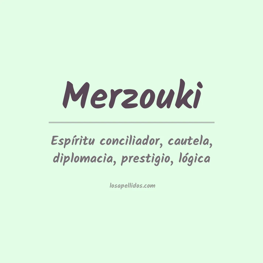 Apellido Merzouki