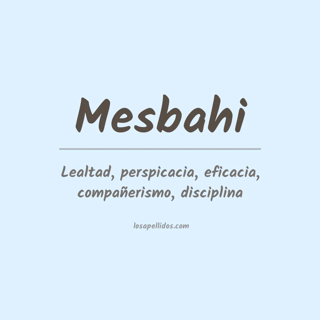 Apellido Mesbahi
