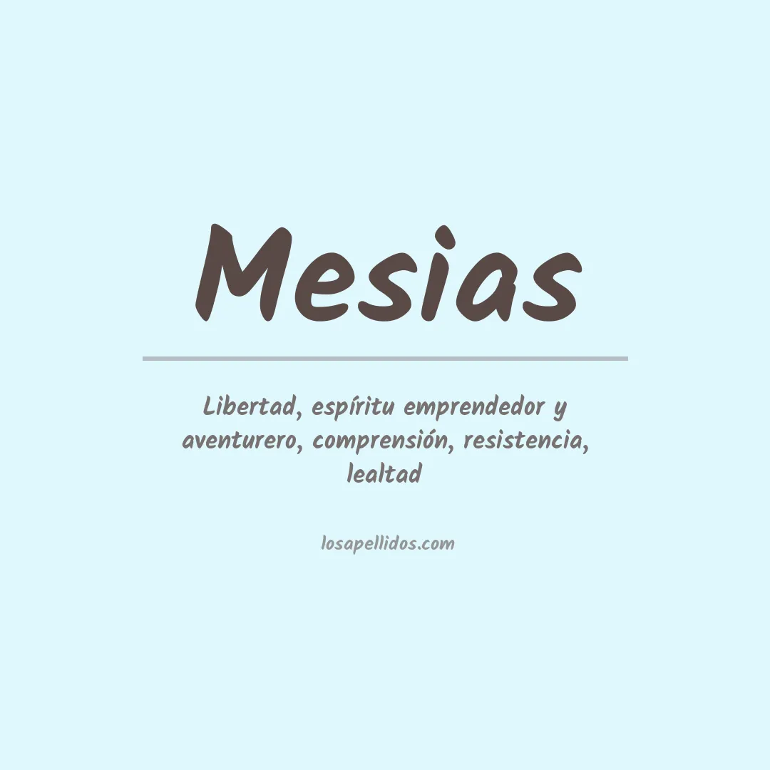 Apellido Mesias