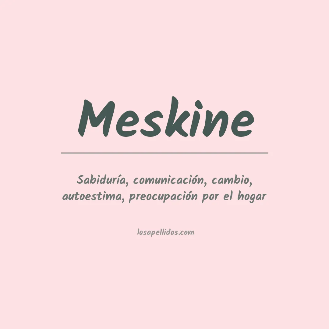 Apellido Meskine