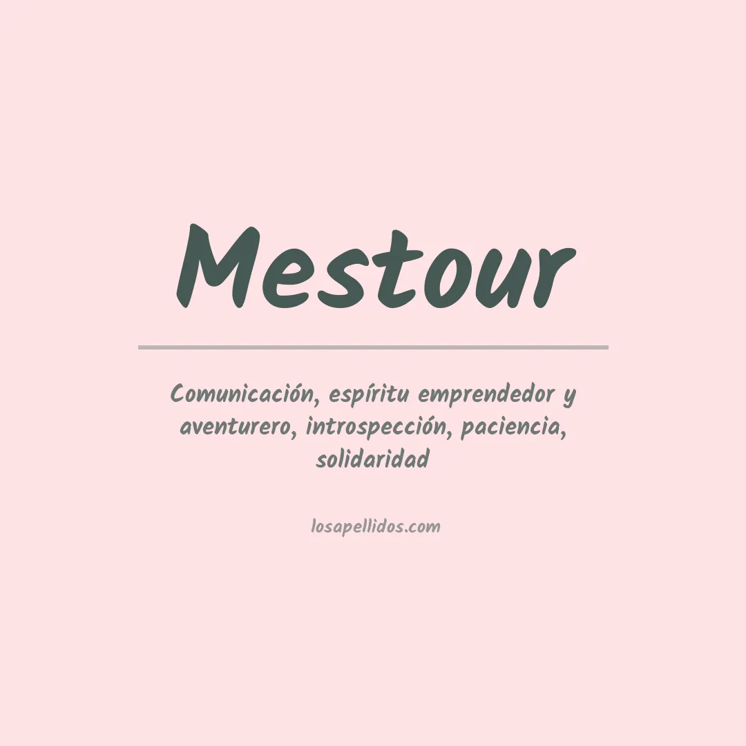 Apellido Mestour