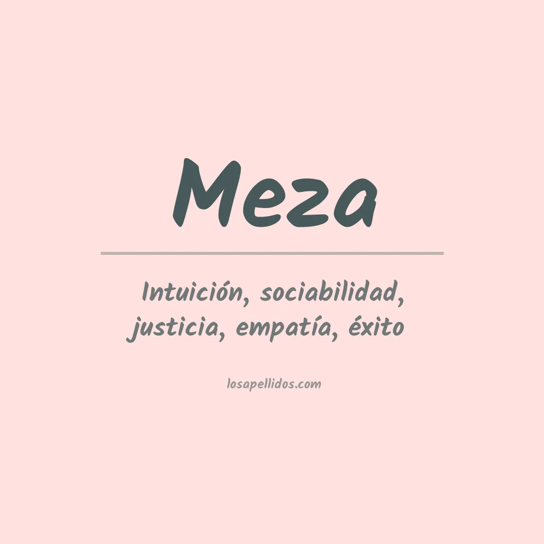 Apellido Meza