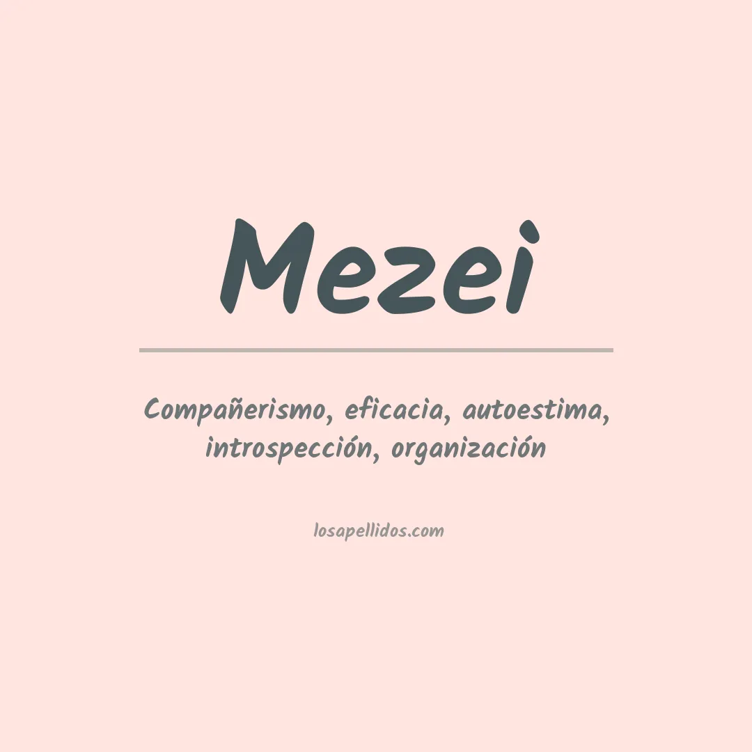 Apellido Mezei