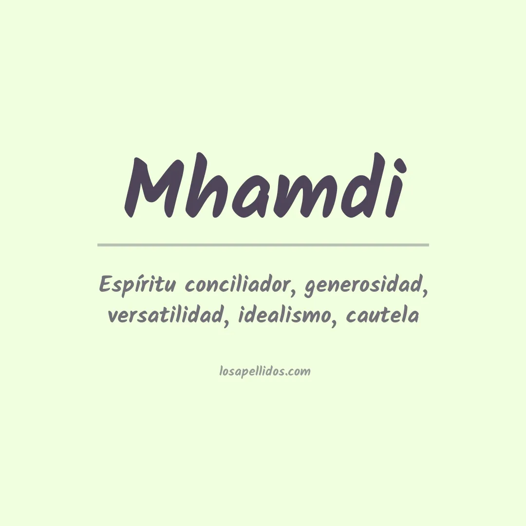 Apellido Mhamdi