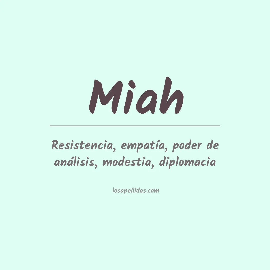 Apellido Miah