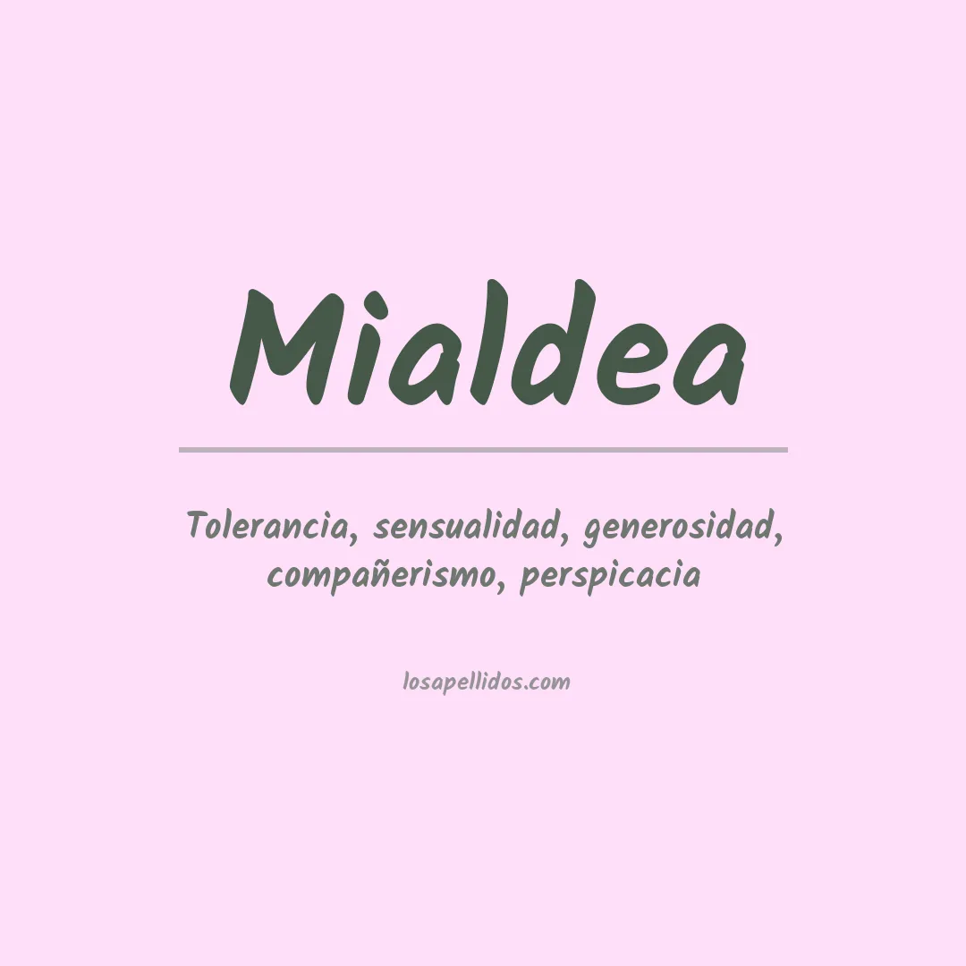 Apellido Mialdea