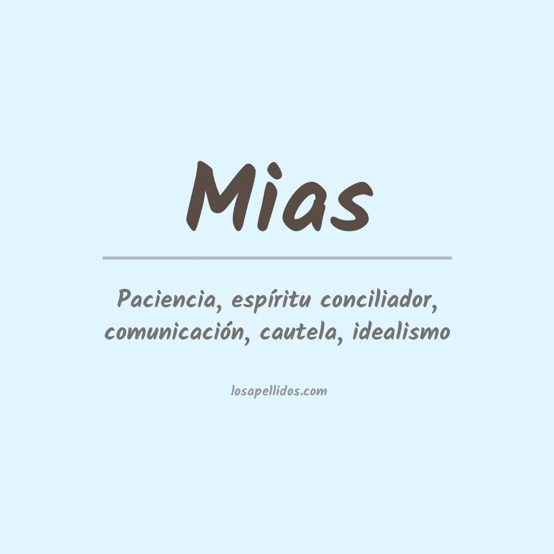 Apellido Mias