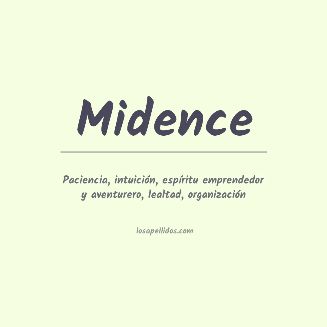 Apellido Midence