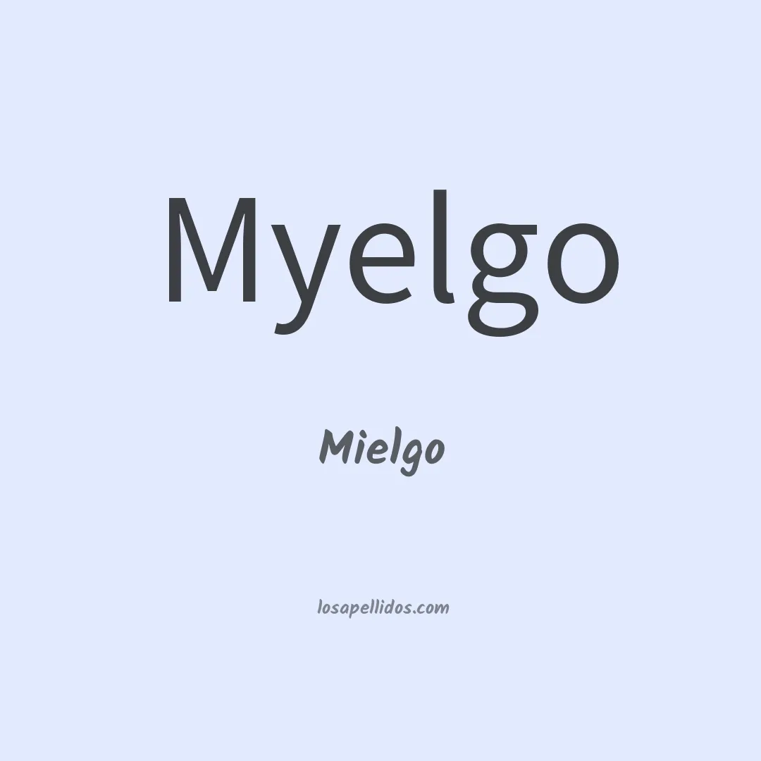 Mielgo en chino
