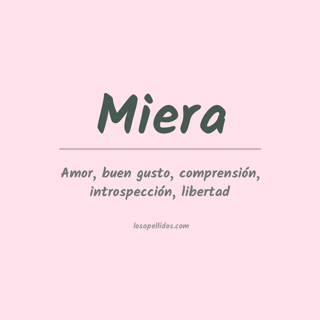 Apellido Miera