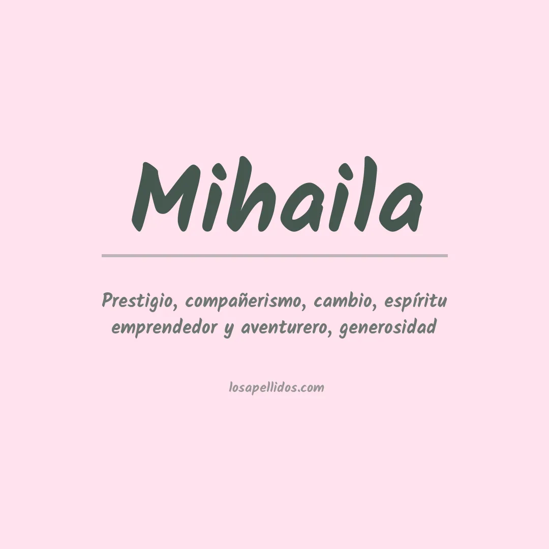 Apellido Mihaila