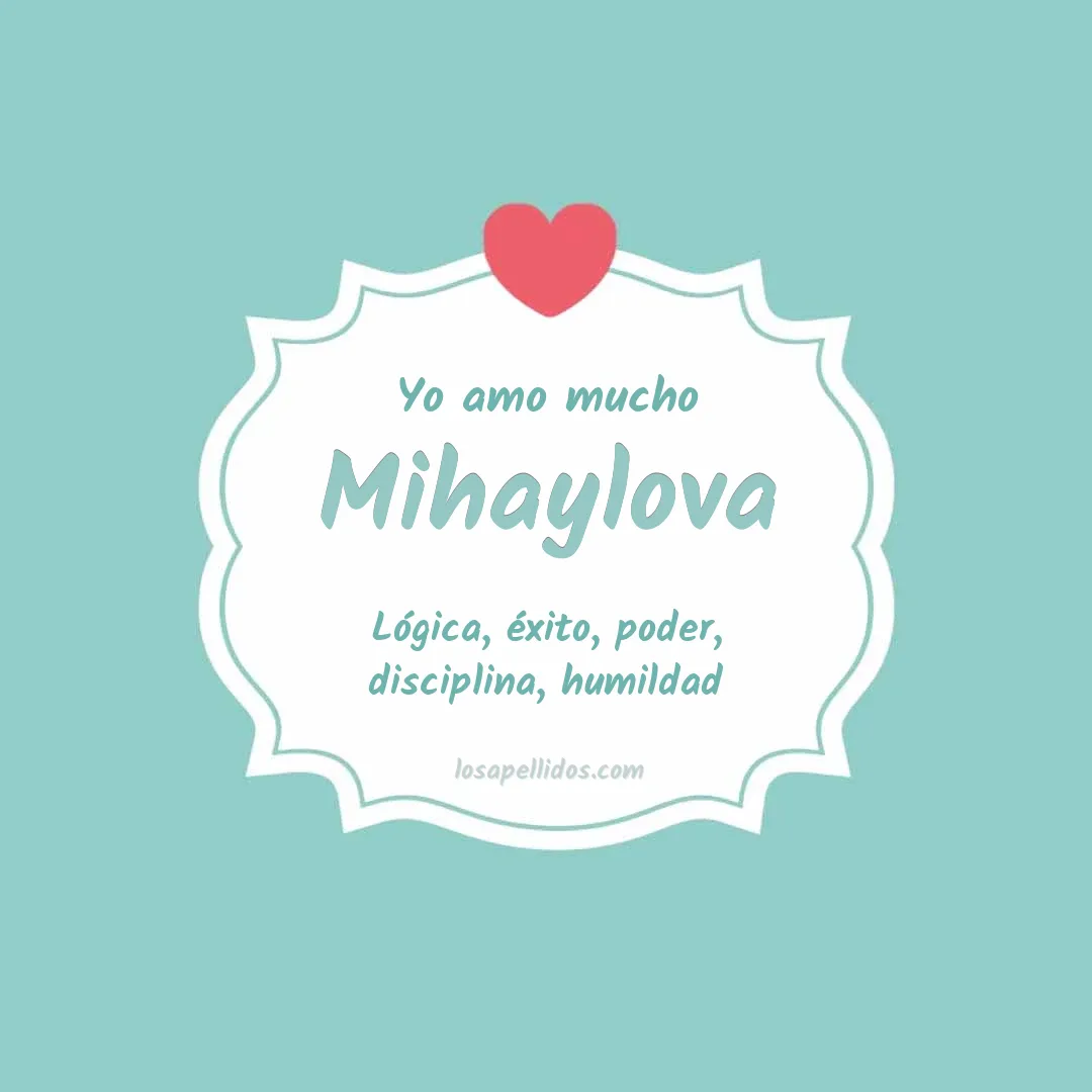 Yo amo mucho Mihaylova