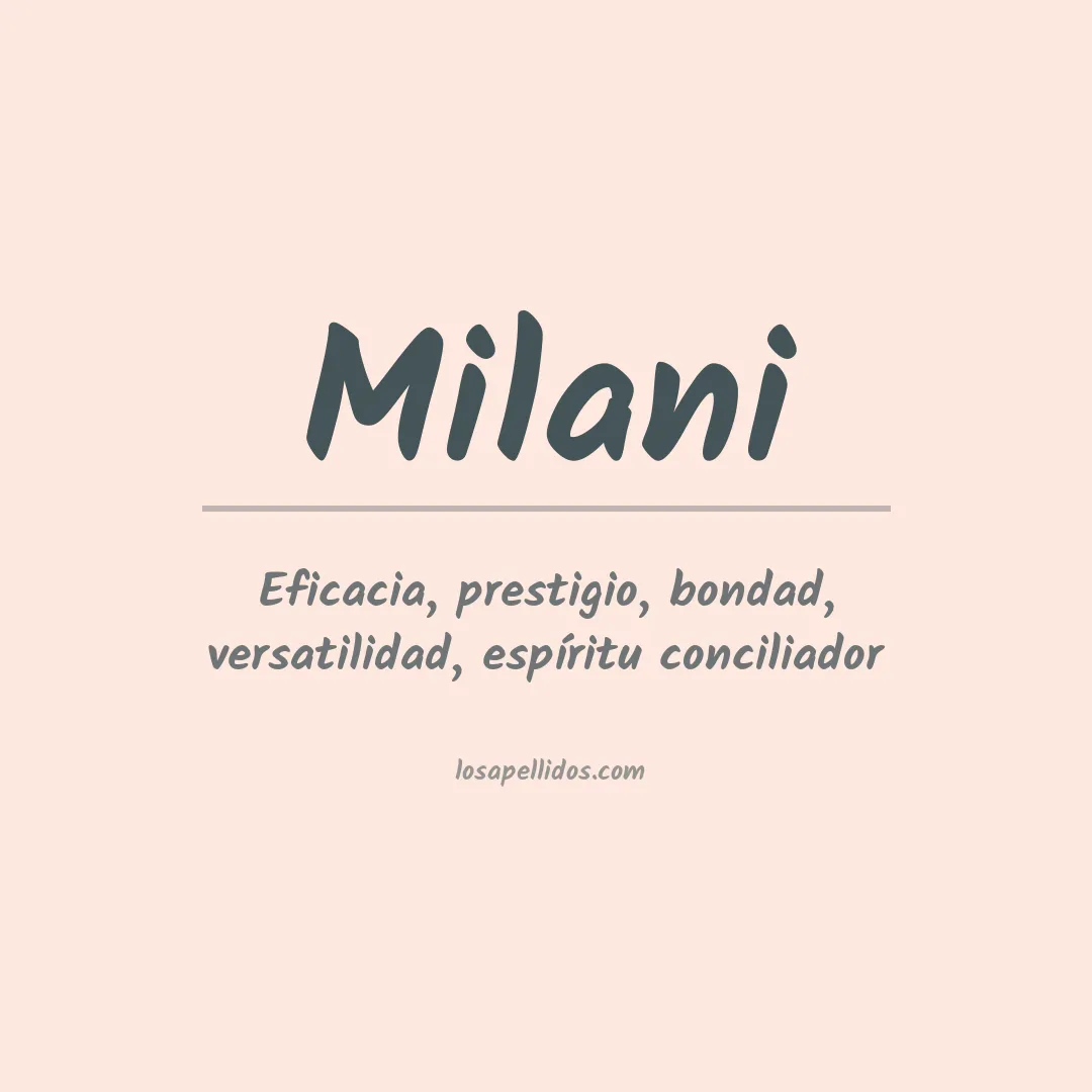 Apellido Milani