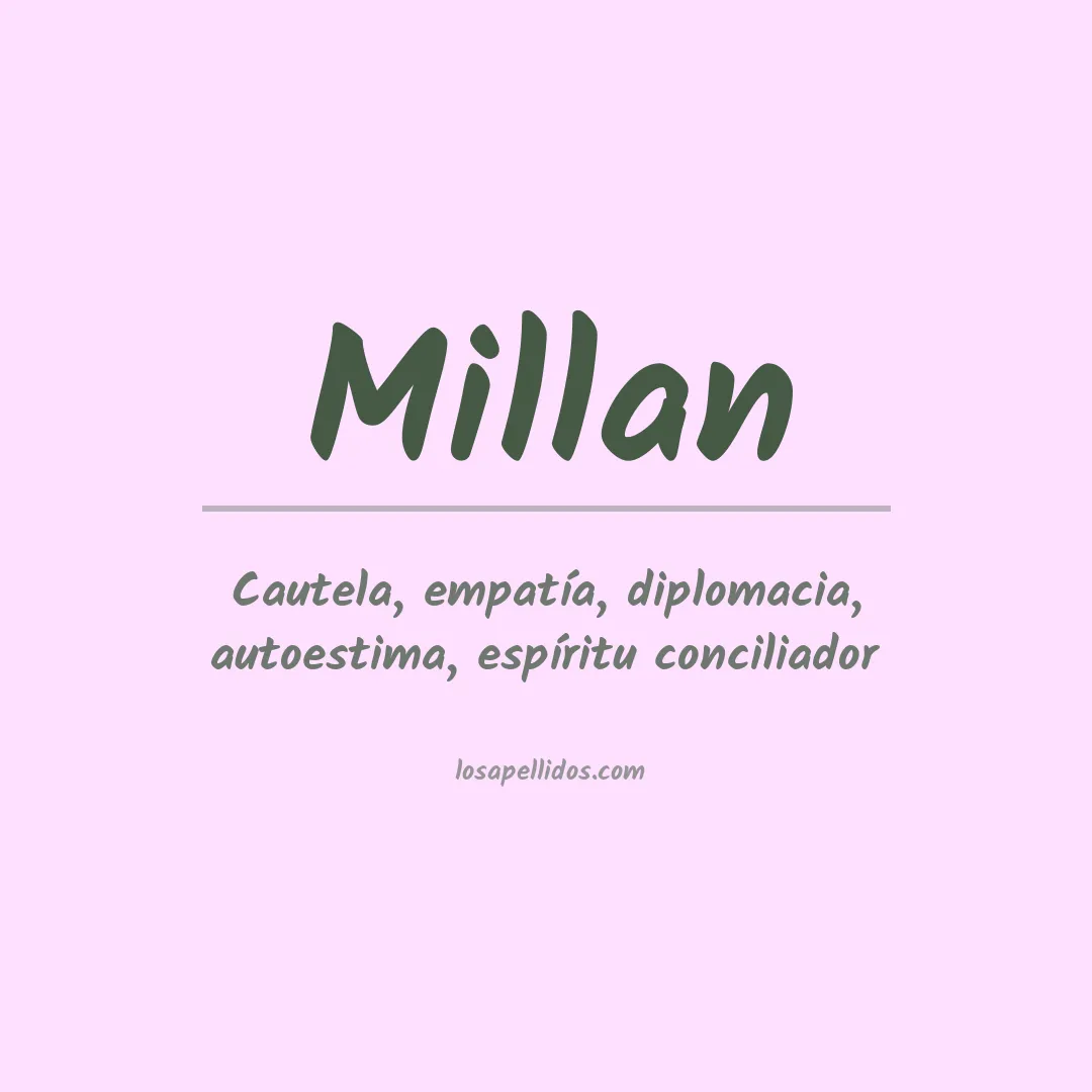 Apellido Millán