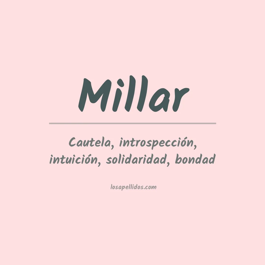Apellido Millar
