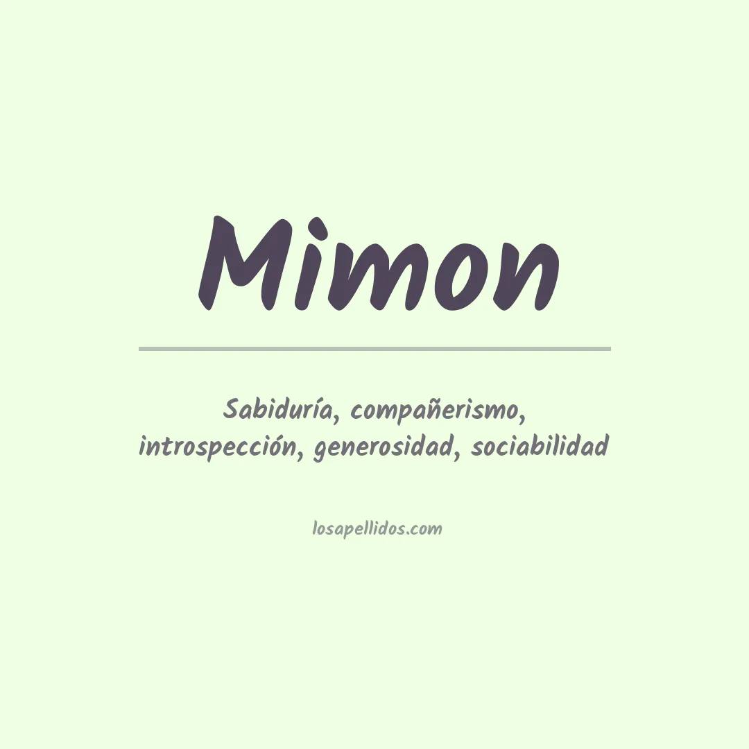 Apellido Mimon