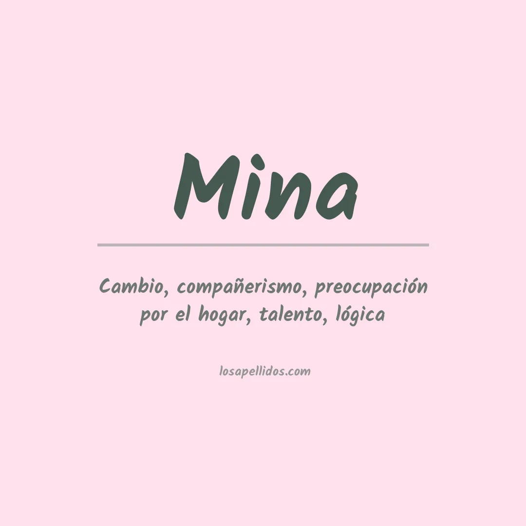 Apellido Mina