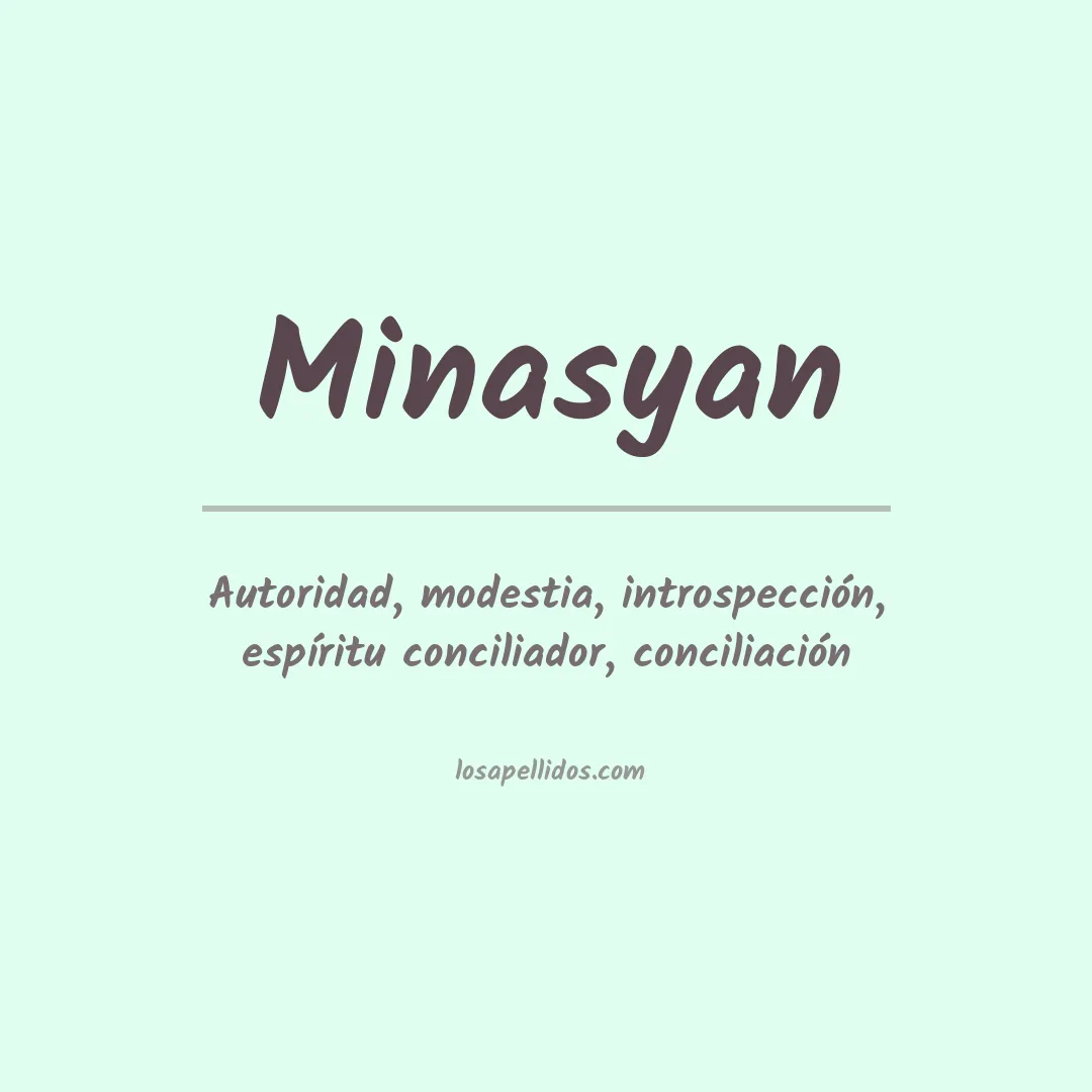Apellido Minasyan
