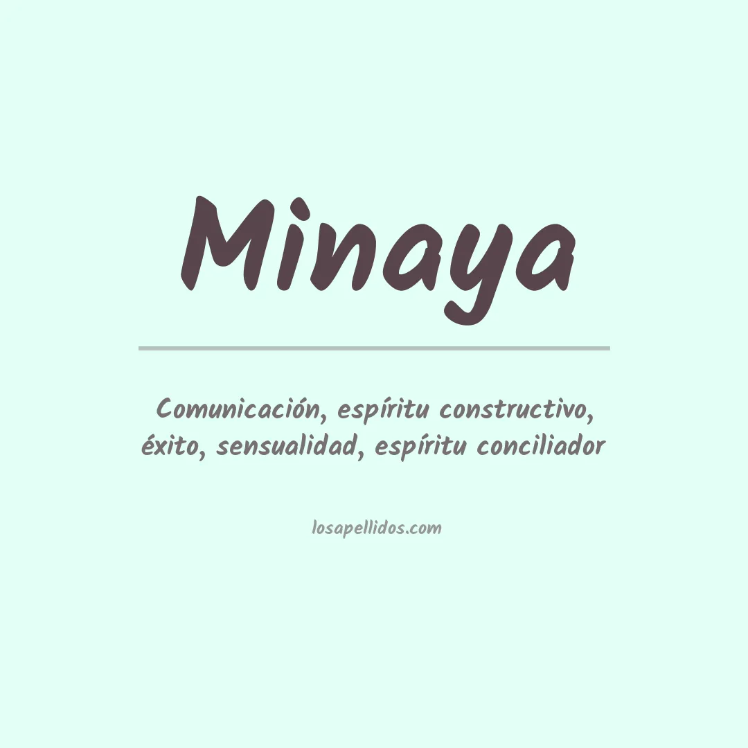 Apellido Minaya