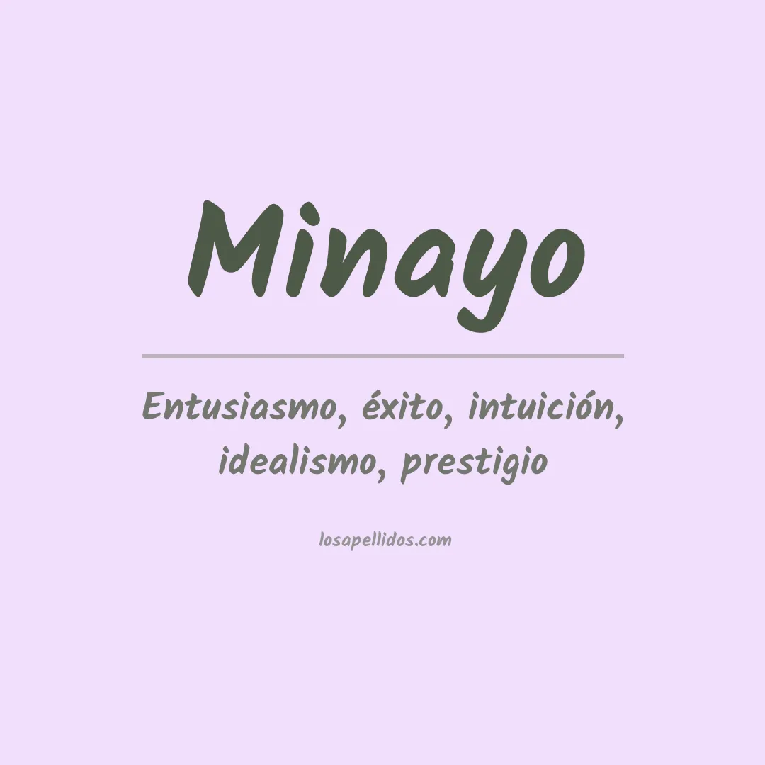 Apellido Minayo