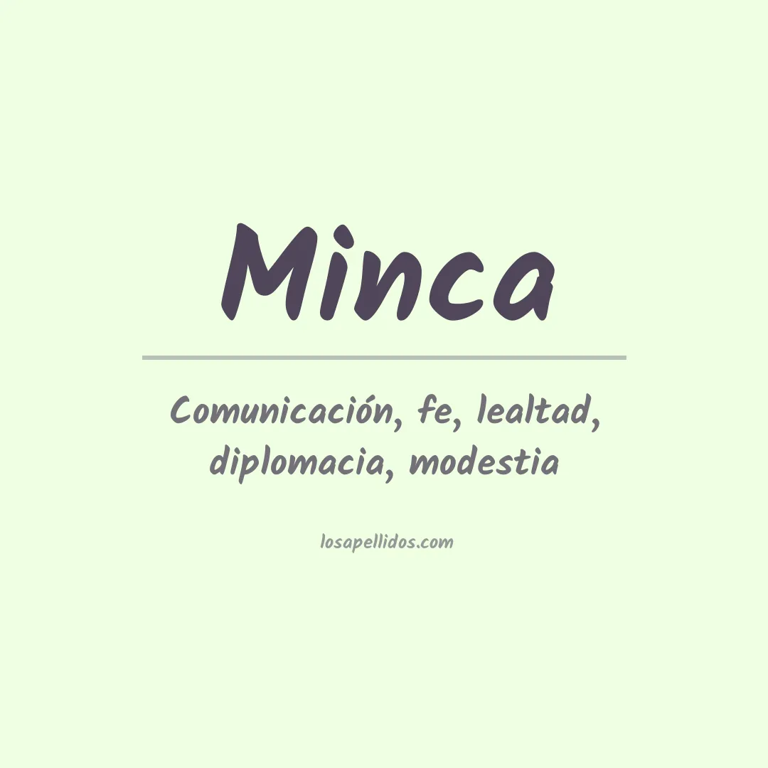 Apellido Minca