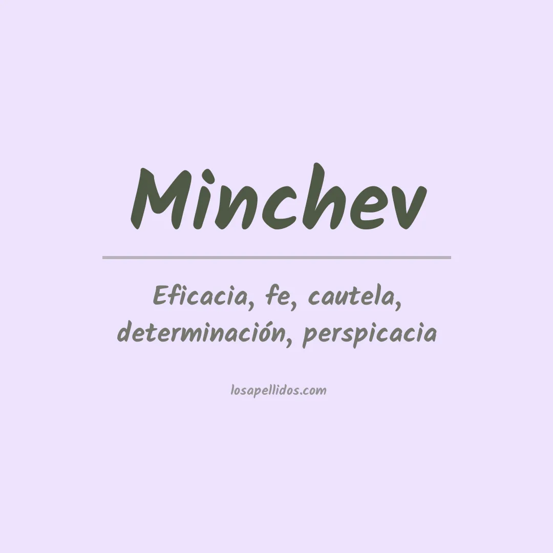 Apellido Minchev