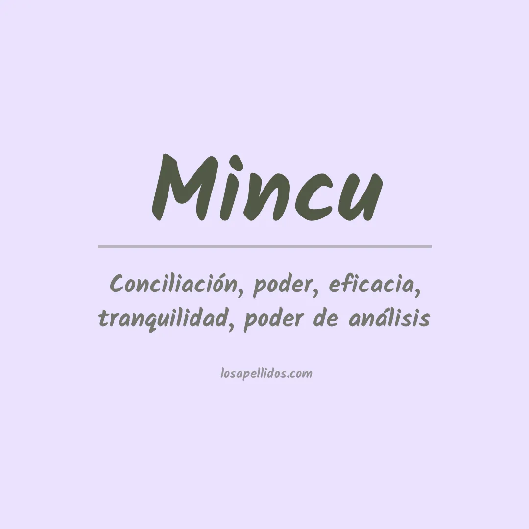 Apellido Mincu