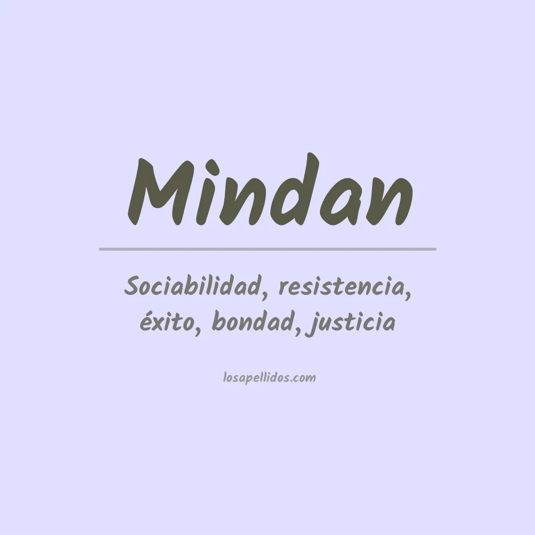 Apellido Mindan