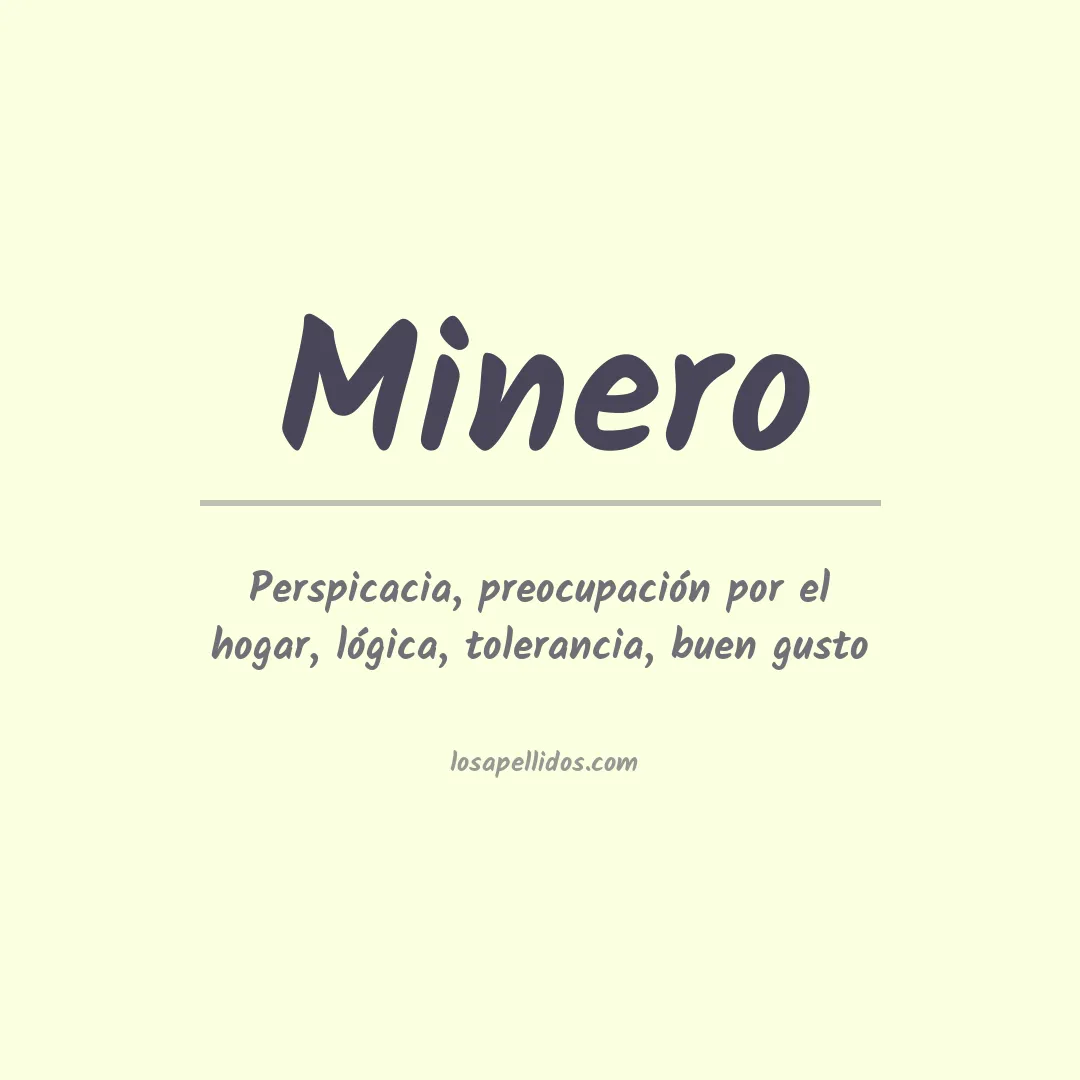Apellido Minero