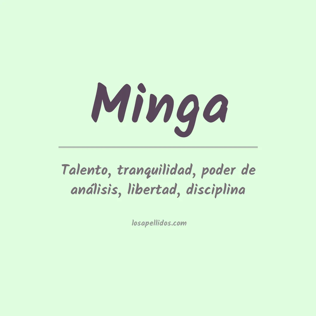 Apellido Minga
