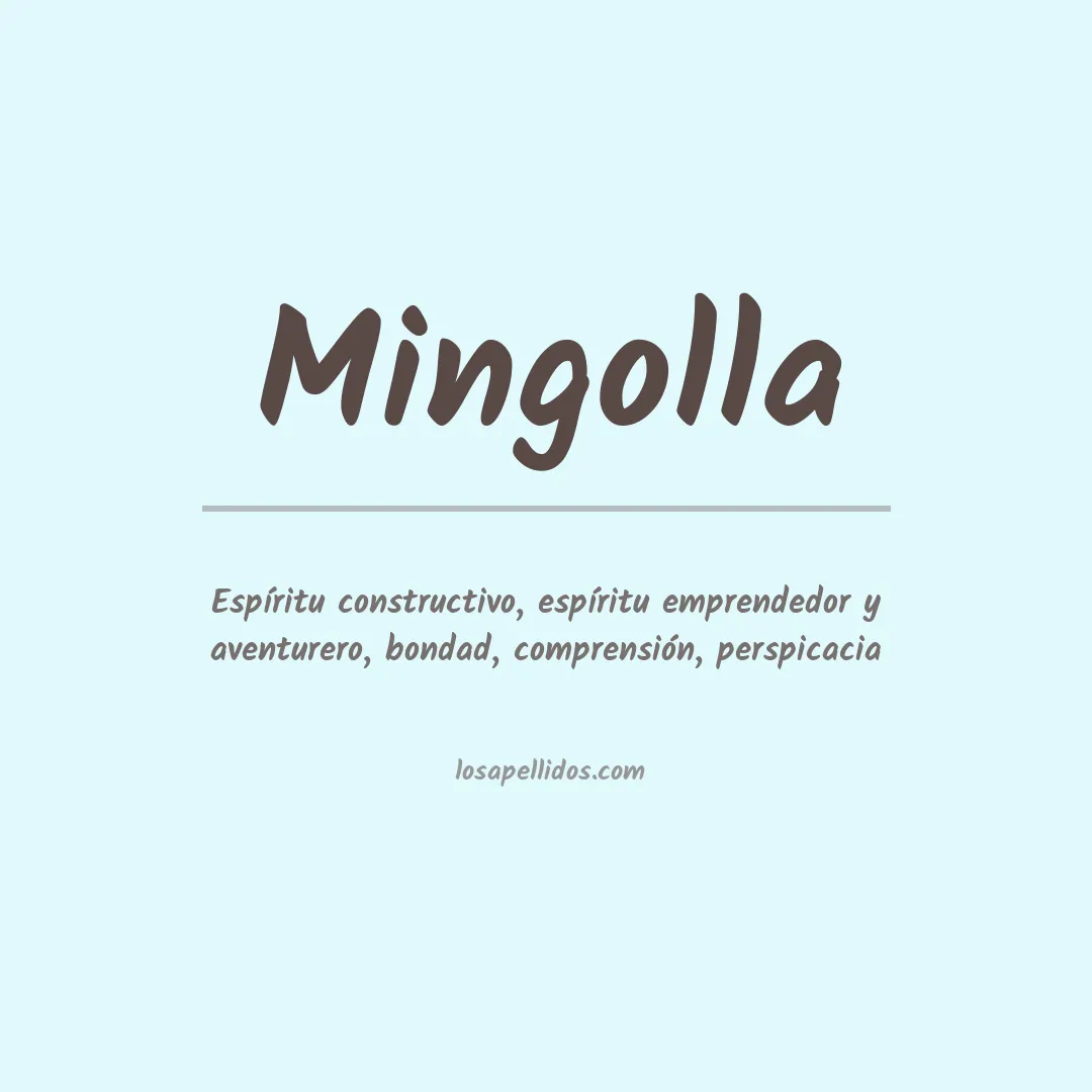 Apellido Mingolla