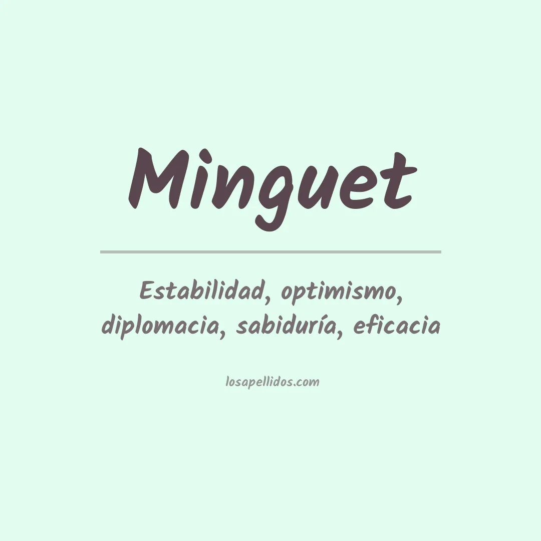 Apellido Minguet