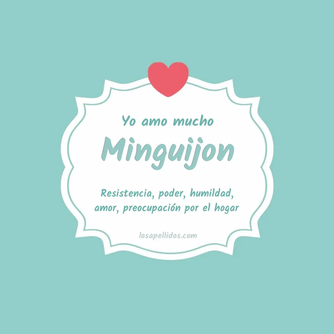 Yo amo mucho Minguijon