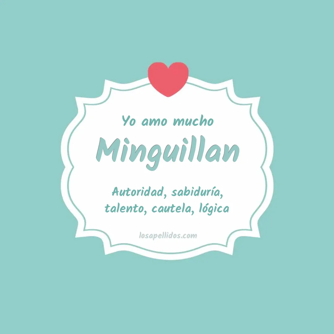 Yo amo mucho Minguillan